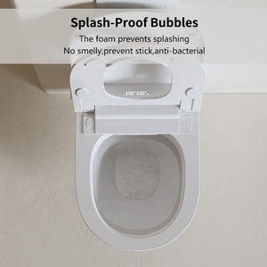WC intelligent <span class=keywords><strong>suspendu</strong></span> MUBI avec <span class=keywords><strong>bidet</strong></span> intégré, siège chauffant, siphon en P, capteur intelligent, design moderne, WC intelligent mural - Product Image 3