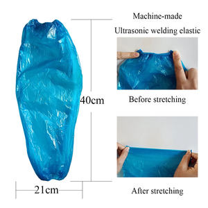 Plastik OEM Tahan Debu Sekali Pakai Warna Disesuaikan PE Atas Lengan Penutup Lengan PE Penutup Lengan Sekali Pakai - Product Image 5