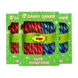 Bâtonnets de <span class=keywords><strong>sucre</strong></span> halal en gros, 12g*12pcs, saveur menthe fruitée, décoratifs de Noël, prix compétitif - Product Image 4