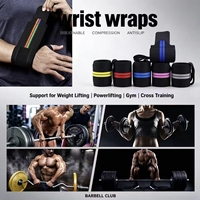 Pelindung Jari Tangan 18 Inci Bahan Polyester Anti-Selip Bernapas untuk Angkat Beban di Gym dengan Logo Kustom
