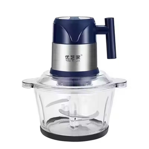 Procesador de Alimentos, Picadora de Carne y Verduras, Molinillos Eléctricos <span class=keywords><strong>Mini</strong></span> de Acero Inoxidable de 2L 3L para Cocina Casera - Product Image 3