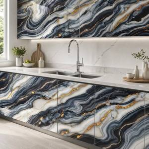 Adesivi Moderni di Lusso per Mobili da Cucina, Impermeabili, Autoadesivi in PVC per Decorazione Casa e Cucina - Product Image 1