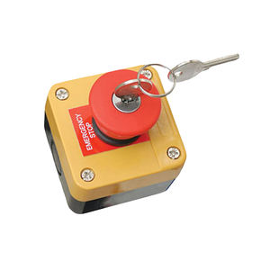 Boîtier de commande XAL-B avec indicateur rouge, vert, noir, fonctions Start-Stop, station de contrôle Flush, sélecteur NC/NO et boîtier de boutons-poussoirs - Product Image 3