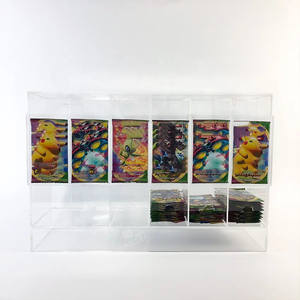 YAGELI usine personnalisée fabricant transparent vente en gros Pokemoned TCG 6 fentes distributeur de pack de cartes acryliques - Product Image 4