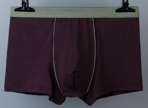 Calzoncillos <span class=keywords><strong>Boxer</strong></span> de Algodón y Elastano sin Costuras para Hombre, Ropa Interior Transpirable de Punto con Cintura Media, Logotipo Personalizado OEM ODM - Product Image 4