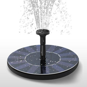 SolarFloating Fountain LED Lights <span class=keywords><strong>Fontaine</strong></span> de bain <span class=keywords><strong>solaire</strong></span> pour oiseaux pour la maison GardenSolarPowered Water Feature pour la décoration extérieure - Product Image 1