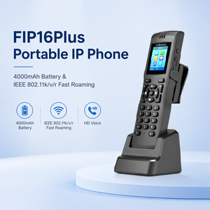 Téléphone IP <span class=keywords><strong>portable</strong></span> Flyingvoice FIP16Plus : Clip de ceinture intégré, Wi-Fi double bande 2,4G et 5G, 2 lignes SIP, écran couleur 1,8 pouces, mobile - Product Image 3