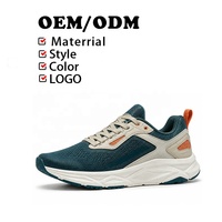 Chaussures de course pour hommes en gros OEM ODM, baskets décontractées légères avec empeigne en maille respirante et semelle intermédiaire EVA amortissante