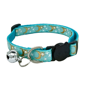 Collier <span class=keywords><strong>pour</strong></span> chat avec cloche <span class=keywords><strong>lune</strong></span> réfléchissante Colliers <span class=keywords><strong>pour</strong></span> animaux de compagnie en nylon réglables Collier coloré bon marché <span class=keywords><strong>pour</strong></span> petits chiens chats Collier de rupture - Product Image 5