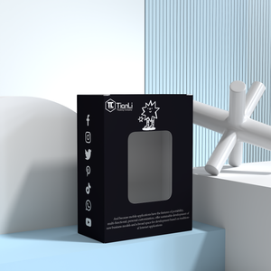 Matte Lamination Black Box for Electronics Soy Ink Gold Stamping Hair Drier Paper Box Factory Direct Paper Box for Game Machine - Product Image 2