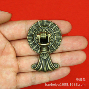Chengyu M089 Antique Bronze Cabinet Handle Round 6cm European Style <b>Drawer</b> Pull Zinc Alloy Durable Furniture Hardware - Product Image 4
