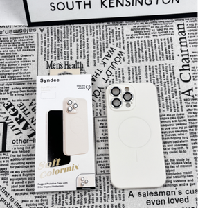 <span class=keywords><strong>ราคา</strong></span>ส่ง เคสโทรศัพท์แบบไร้สาย สีพื้น สำหรับ <span class=keywords><strong>iPhone</strong></span> 15 16 17 PRO max  แบบด้าน บางเฉียบ วัสดุ TPU  บรรจุภัณฑ์กล่อง - Product Image 6