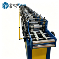 Machine de profilage d'acier pour profilés de type chapeau, ligne de production de pliage à froid pour structures de montage solaire, poutre profilée type chapeau, direct usine