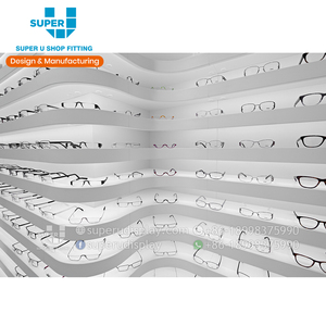 Thiết Kế Sáng Tạo Hiện Đại Đơn Vị Hiển Thị Quang Học Nhà Máy Cung Cấp Kính Mắt Pha Chế Bàn Gỗ Shopfittings Cho Eyewear Store - Product Image 1