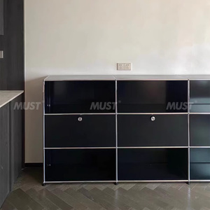 Meuble de rangement modulaire en acier inoxydable Bauhaus personnalisé, meuble de présentation, meuble modulaire pour chambre/salon - Product Image 2