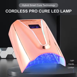 Lámpara de Uñas LED UV 2025 con Logotipo Iluminado, 128W, 45 Perlas, Recargable, Secado Rápido de Esmalte en Gel, Herramienta Profesional para Salón de Manicura, Venta al Por Mayor - Product Image 5