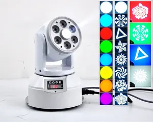 LED 염색 패턴 레이저 춤 효과 빛 움직이는 머리 빛 상감 KTV 개인 방 지능형 빛