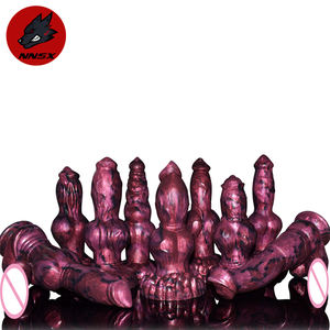 Faak Hot Selling Hond Paard Dildos Hond Anale Pluggen Paard Penis Mannelijke Vrouwelijke Masturbatie Seksspeeltje Met Zuignap - Product Image 1