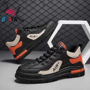 Zapatos para Caminar de Media Altura para Hombre, Zapatillas Ligeras y Transpirables, Suela Gruesa, Parte Superior de PU, Forro de Algodón para Primavera, Verano, Otoño e Invierno - Product Image 4