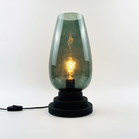Lampe de table en verre moderne décorative de luxe pour chambre à coucher, salon, chevet, Home Living E27