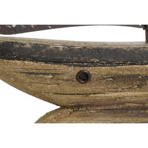 Decoración Metálica de Paulownia, Velero de 26x6x34 cm - Product Image 6