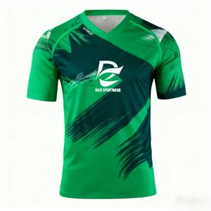 Camisetas de Manga Corta Unisex de Secado Rápido y Transpirables, Tops Deportivos para Ciclismo, con Logotipo Personalizado, para Eventos de Descenso, Carreras, Jersey de MTB - Product Image 1