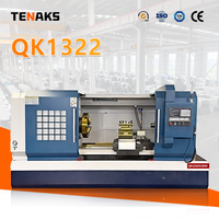 Tour à fileter CNC TENAKS QK1322, tour à fileter CNC robuste, équipement professionnel pour le filetage de conduites pétrolières et gazières
