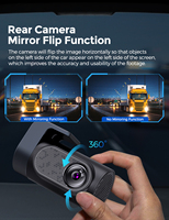 Caméra embarquée AZDOME M550 Pro 2 canaux avant 2K arrière 1080P Caméra vidéo de voiture intégrée WiFi GPS Vision nocturne IR