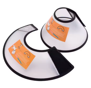 E-collier en plastique réglable pour chats chiens Style classique cônes élisabéthains Anti-morsure collier pour animaux de compagnie fourrure pour la récupération postopératoire - Product Image 2