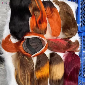 วิกผมสั้นแบบบ๊อบลูกไม้ด้านหน้าสำหรับผู้หญิงสีดำตรงสีบลอนด์สีส้มแดงคอสเพลย์โลลิต้าวิกผมบ๊อบมีสีธรรมชาติ - Product Image 2