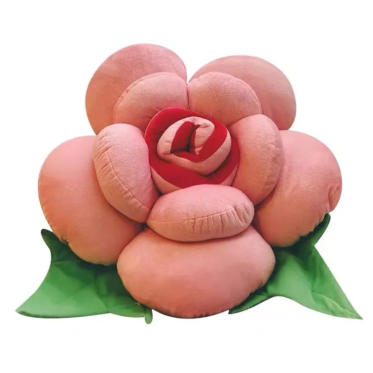 Rose Hug Pillow Plush Cushion Lovely Bedroom Living Room Decoration Doll Plush Toys Custom
