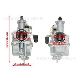 Carburateur Vm22 26mm pour moto tout-terrain Kawasaki 125 140 212Cc, Kit de réparation de remplacement avec filtre à air - Product Image 2