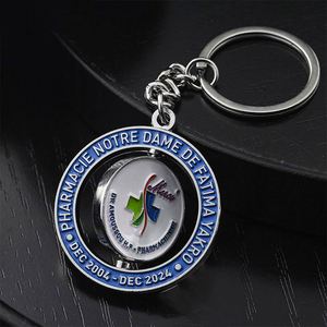 Llavero Metálico Giratorio de 360 Grados con Diseño Personalizado, Recuerdo de Auto, Regalo Promocional Novedoso - Product Image 1