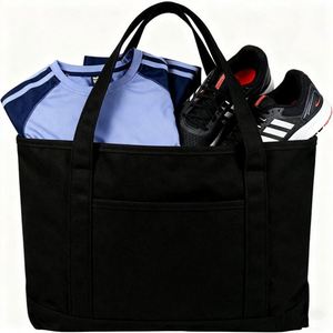 <b>Large</b> Capacity Canvas Tote <b>Bag</b> for Women Retro Casual Minimalist Single Shoulder Handbag - Product Image 3