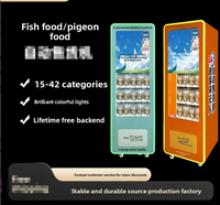 Petit distributeur automatique de nourriture pour poissons, nourriture pour pigeons, distributeur de friandises pour animaux de compagnie en libre-service, vente automatique 24h/24