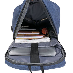 Sac à dos unisexe pour ordinateur portable, idéal pour l'école, le collège, les étudiants (filles, garçons, hommes, femmes), 15,6 pouces, avec port USB, en cuir PU imperméable - Product Image 6