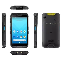 Smartphone PDA d'entreprise Unitech EA520, écran tactile 5 pouces, système d'exploitation Android, NFC, RFID, code-barres 2D pour utilisation en entrepôt, léger, robuste, en stock