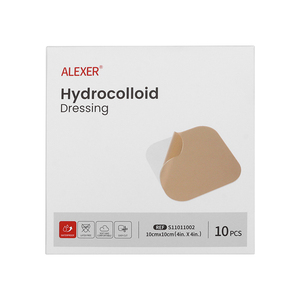 Plester Hidrokoloid untuk Pemulihan Bekas Luka |   Alexer Plester Medis Steril Kemasan 10x10cm untuk Perawatan Keloid/Setelah Operasi Caesar - Product Image 5