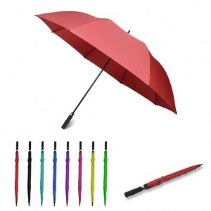 Promotion 2024 Unique <b>Foldable</b> Golf Classic Outdoor Colorful UV High Quality Commercial Straight <b>Umbrella</b> with logo - Product Image 2