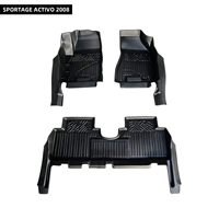 Tapis de sol de voiture RUOBING antidérapants en TPE de 3,5 mm d'épaisseur, ensemble complet, moulés sur mesure, pour toutes les saisons, pour 2008, garantie de 3 ans