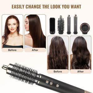 Tragbarer 5-in-1-Hochgeschwindigkeits-Warmluftstyler Ein-Schritt-Haartrockner Warmluftbürste Rotierende Multifunktions-Haarstyling-Tools - Product Image 4