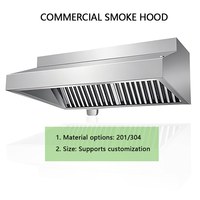 Hotte de cuisine commerciale d'échappement professionnel à gaz en acier inoxydable de haute qualité pour les hôtels fabriqués en Chine