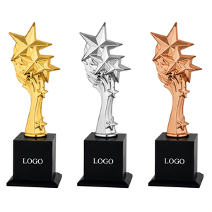 •Attractive star <b>trophy</b> with luxury appearance Stylish Metal <b>Trophy</b> for Achievement, Success and Corporate Recognition Events. - Product Image 1