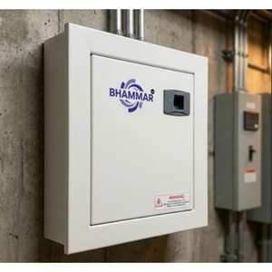 กล่องรวมสายไฟฟ้าโลหะ (แบบสองประตู-SPN) รุ่น KK17 พรีเมียม พร้อมบัสบาร์แบบมีสายกลาง แผ่นเชื่อมต่อเฟส สำหรับใช้งานภายนอก/อุตสาหกรรม - Product Image 4