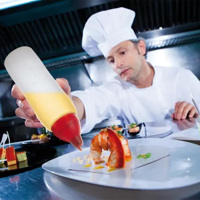 Distributeur de sauce transparent CL.50 Anti-goutte Doseur précis pour sauces Liquides Autres fluides