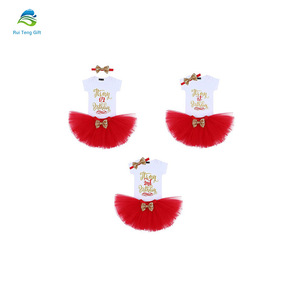 Amazon mejor venta bebé Primer Cumpleaños trajes de cumpleaños Rosa <span class=keywords><strong>Tutu</strong></span> - Product Image 4