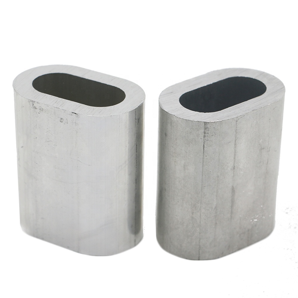 6mm-102 mm Aluminium Oval Sleeves for Wire Rope Sling
