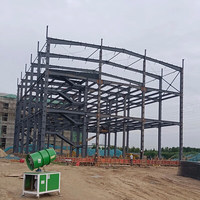 Edificio Modular de Estructura de Acero de Múltiples Pisos, Edificio de Oficinas de Alta Gama, Centro Comercial Prefabricado, Construcción Rápida, Diseño Moderno