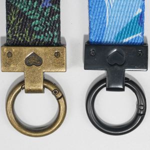 Exquisite Printed Custom Logo Wristlet Short <b>Lanyard</b> Keychain With Personalized Alloy Clip - Product Image 2
