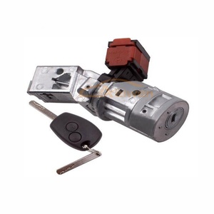 Aelwen-Interruptor de bloqueo de encendido y llave, Kit de 5 pines compatible con Renault Clio MK3 Modus <span class=keywords><strong>Kangoo</strong></span> OE 487004438R 8200214168 7701208408 - Product Image 4